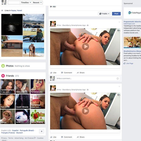 Porno facebook