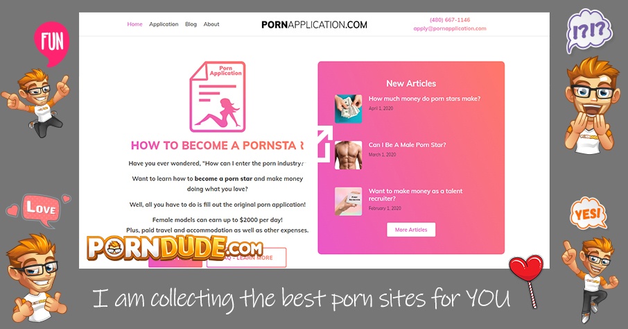 Become a porn star with PornApplication