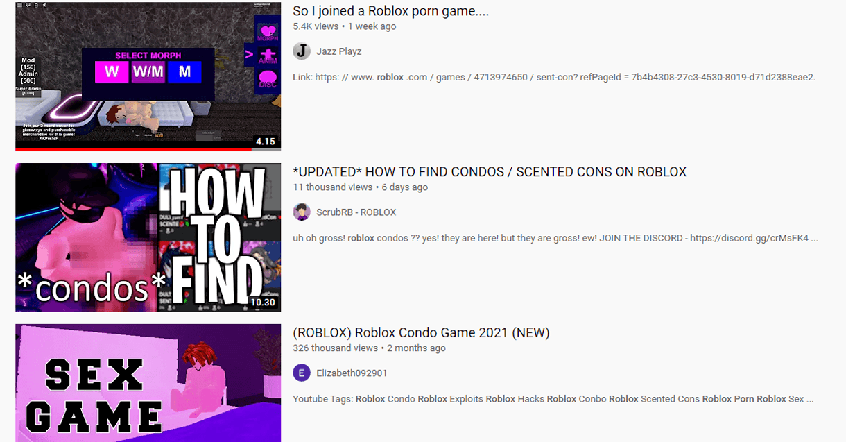 Roblox Porn Is Taking Over Youtube Porn Dude Blog - roblox porn youtube