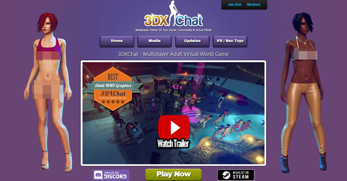 Web's Hottest Nutaku.net Alternatives - Top Rated & Steamy! 28 3DXChat1