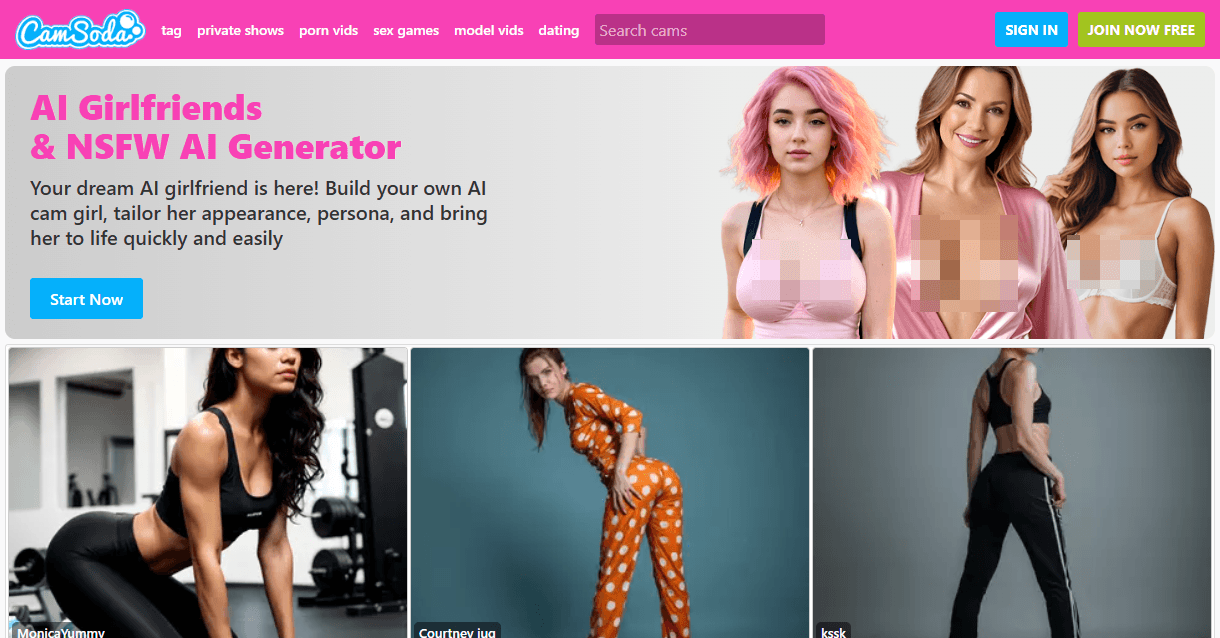 Camsoda is Presenting New Feature: The AI Girlfriend - Create Your Perfect Grilfriend 11 TPDBlog CamsodaAIGirlfriend 1