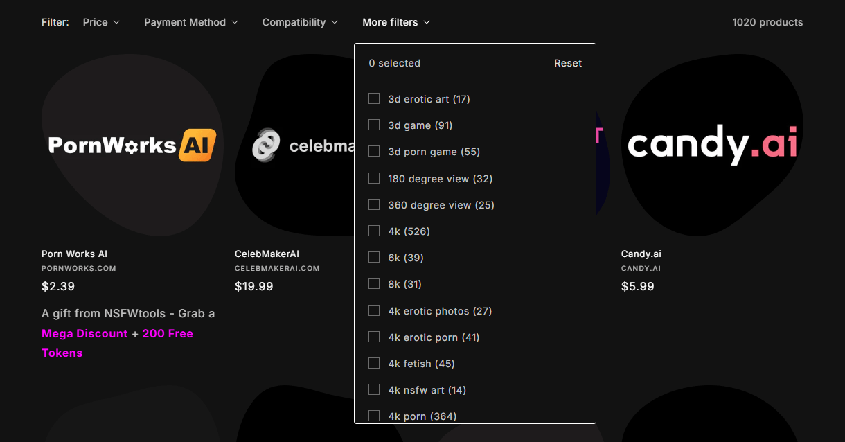 NSFW.tools Review: The World's Biggest AI Porn Directory, Explained 3 TPDBlog NSFWtools 3.1