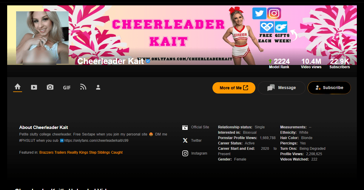 The Ultimate Guide to Finding New Porn Stars Before They Blow Up 6 TPDBlog PornStars CheerleaderKait
