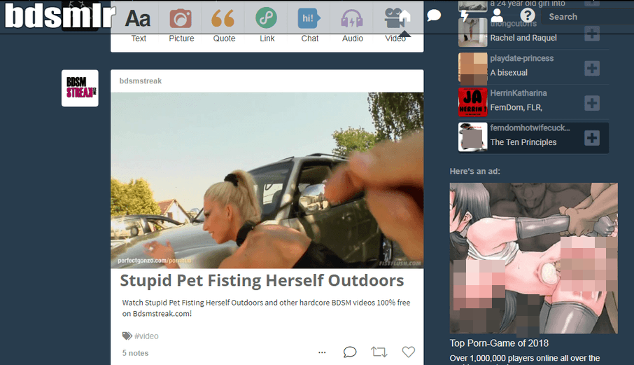 What are the best Tumblr porn alternatives? 11 bdsml blurred tmp