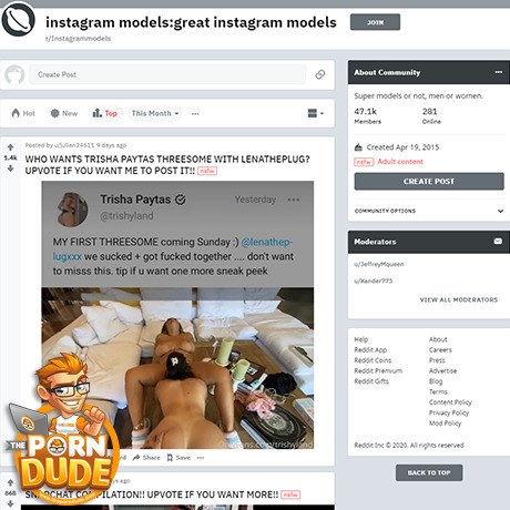 Reddit instagram models nude