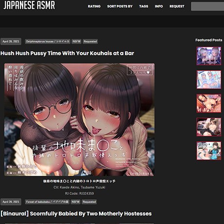 460px x 460px - Japanese ASMR & 22+ ASMR Porn Sites Like Japaneseasmr.com