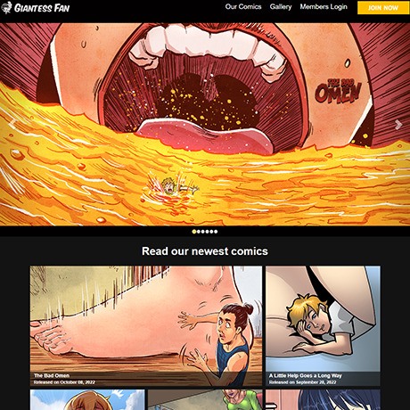 Shemale Giantess Drawings - Giantess Fan & 11+ Premium Porn Comic Sites Like Giantessfan.com