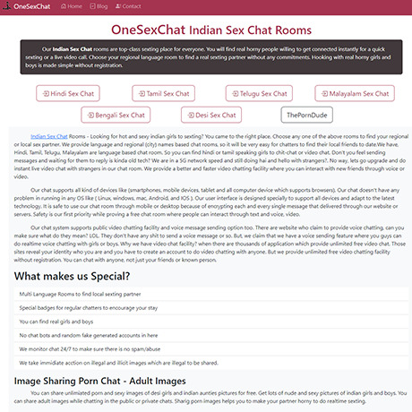 Sex Chat India - OneSexChat India & 19+ Sex Chat Sites Like Onesexchat.com