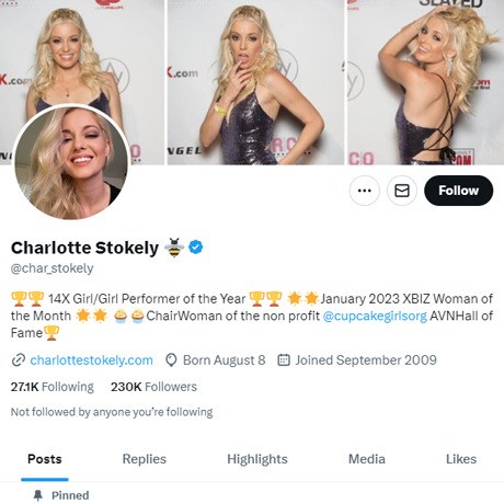 Charlotte Stokely Twitter