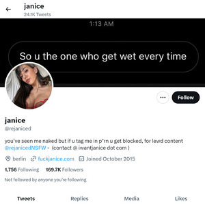 Janice Griffith Twitter