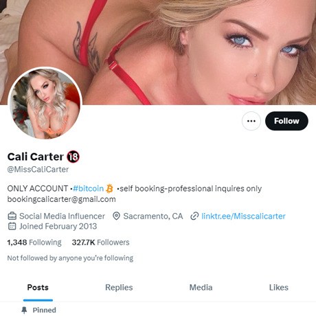 Cali Carter Twitter