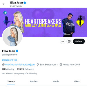 Elsa Jean Twitter