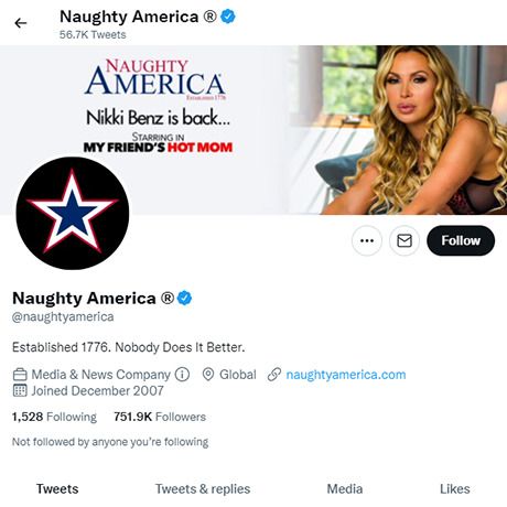 Naughty America Twitter