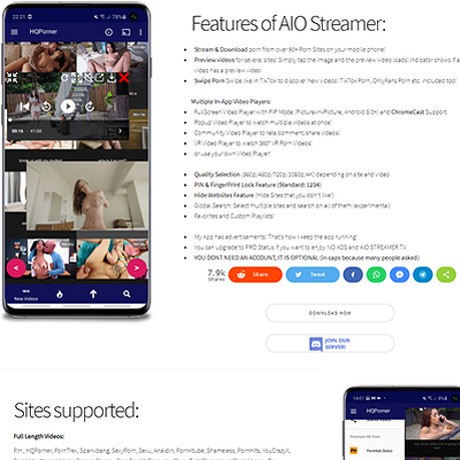 I used a Porn App (AIO Streamer) this morning, loading up some lesbian