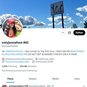 Jenna Foxx Twitter