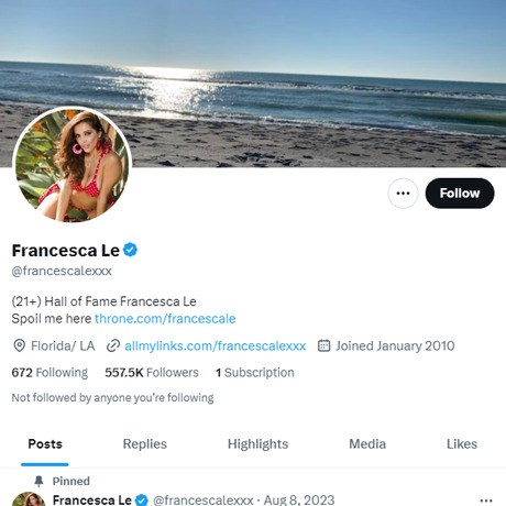 Francesca Le Twitter