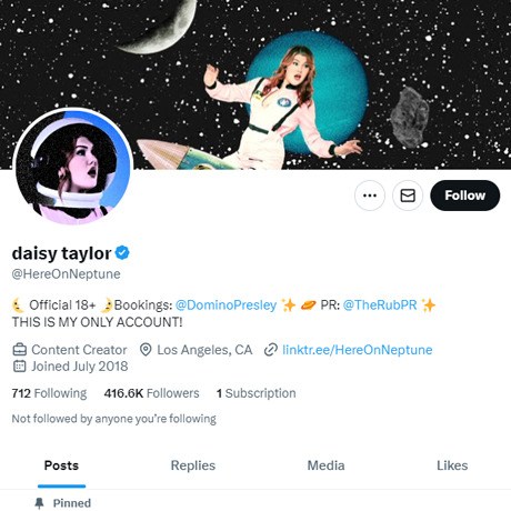 Daisy Taylor Twitter