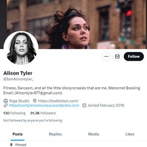 Alison Tyler Twitter