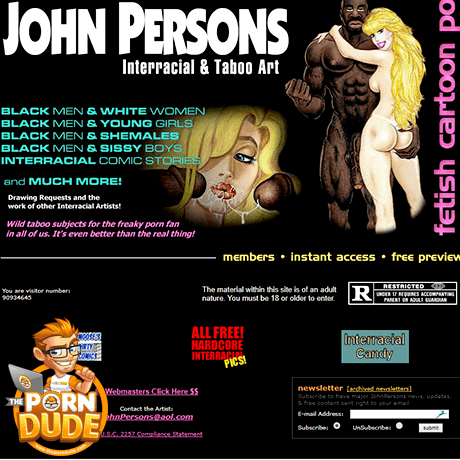 John Persons Interracial Toon Porn - John Persons & 11+ Premium Porn Comic Sites Like Johnpersons.com