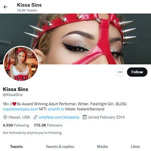 Kissa Sins Twitter