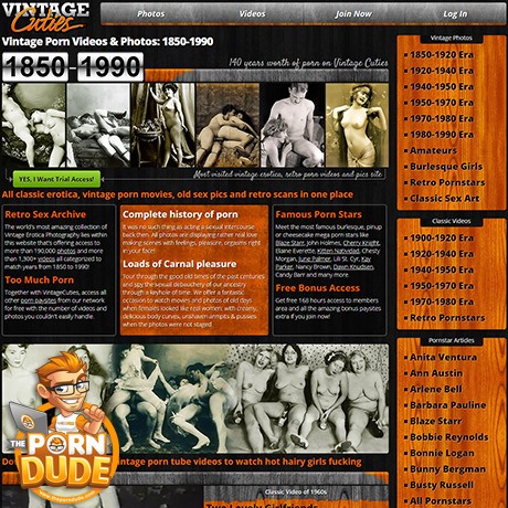 40s Era Porn - Vintage Cuties (18+) & 10+ Premium Vintage Porn Sites Like Vintagecuties.com