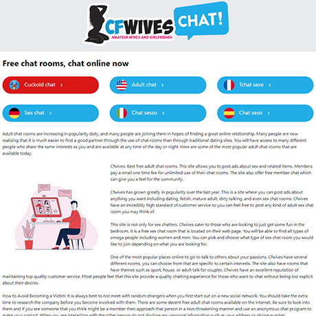free sex chat with wives
