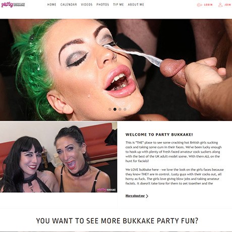 Party Bukkake & 21+ Premium Facial Cumshot Porn Sites Like Partybukkake.com