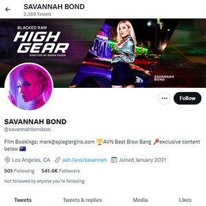 Savannah Bond Twitter