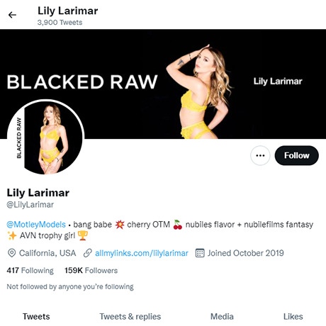 Lily Larimar Twitter