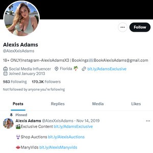 Alexis Adams Twitter