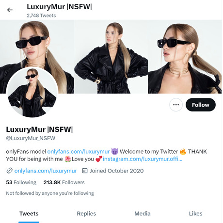 LuxuryMur Twitter