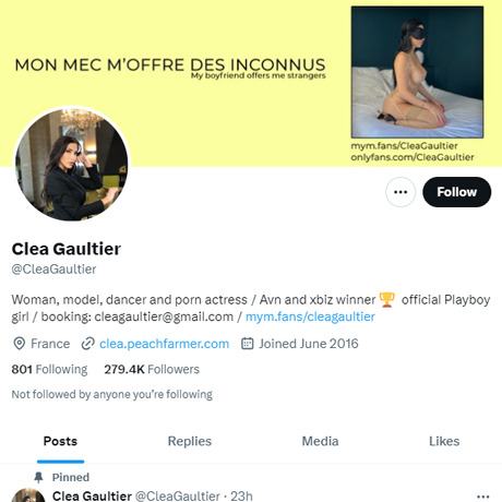 Clea Gaultier Twitter