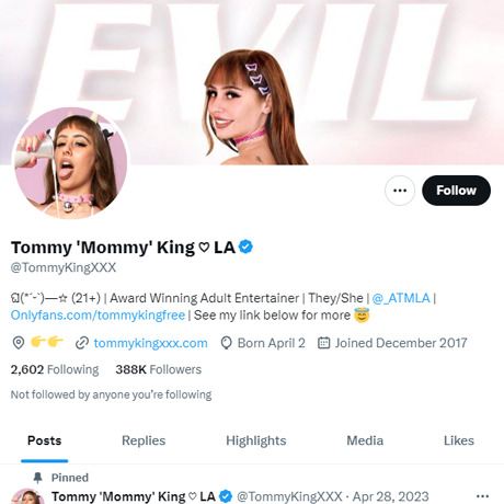 Tommy King Twitter