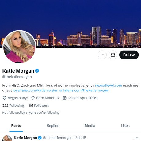 Katie Morgan Twitter