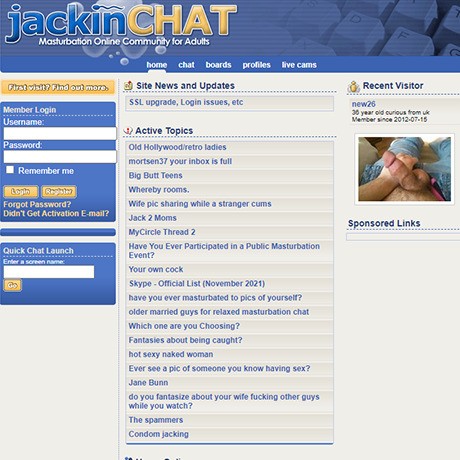 JackinChat and 35+ Porn Forums Like Jackinchat