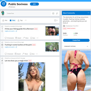 Reddit Public Sex