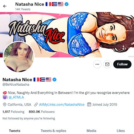 Natasha Nice Twitter