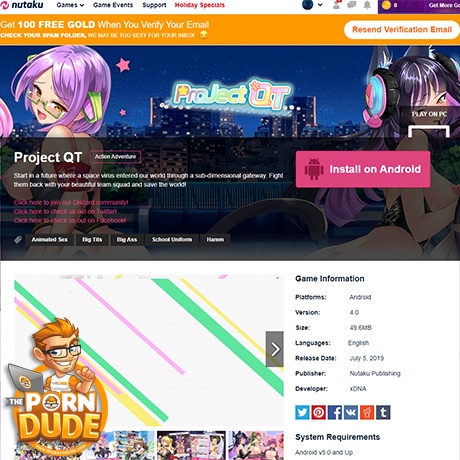 Project QT & 51+ Best Porn Games Like Nutaku.net